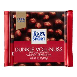 Ritter Sport Whole Hazelnut Dark Chocolate Bar