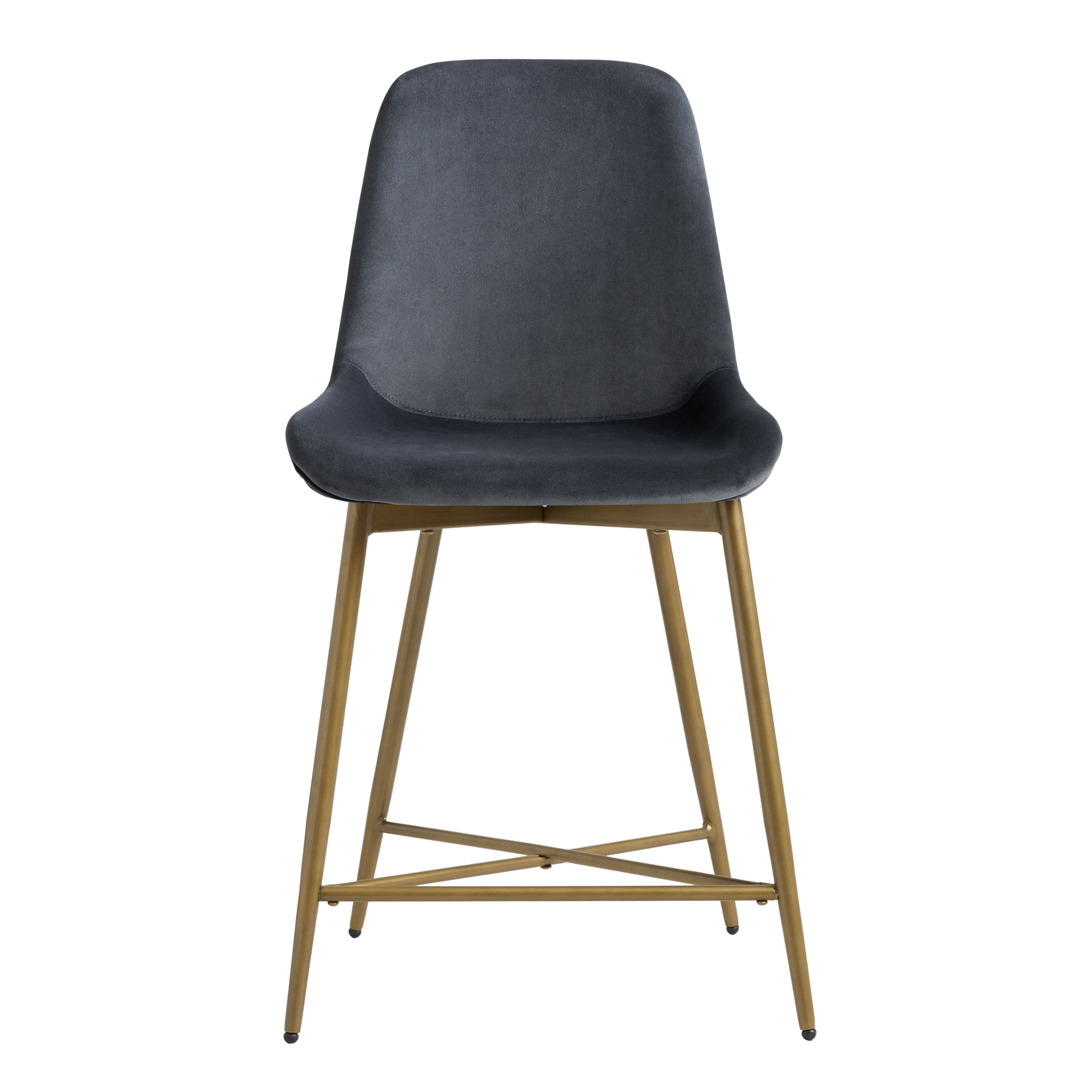 Tyler Velvet Upholstered Counter Stool World Market
