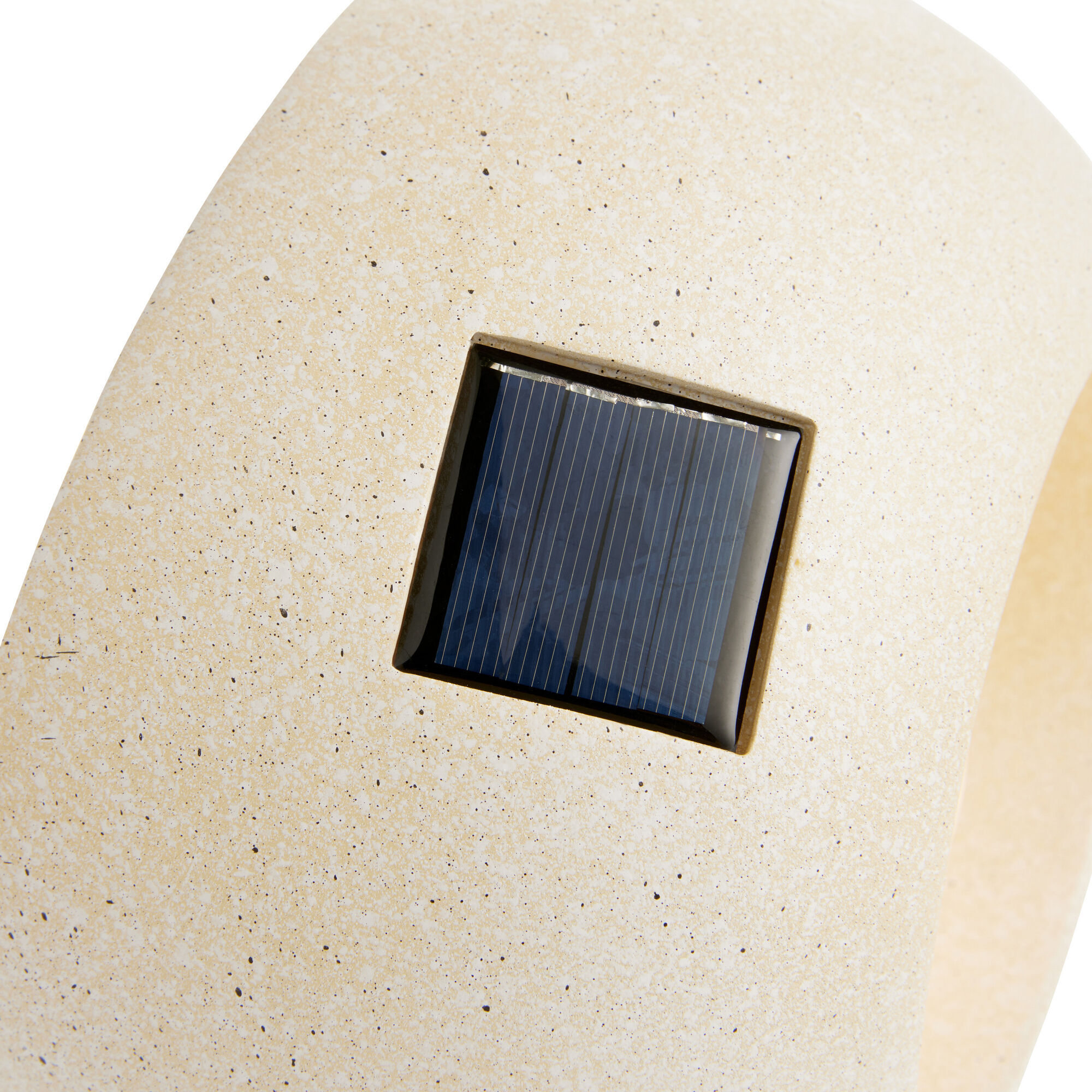 Faux Stone Sphere Solar LED Table Lamp image number 3