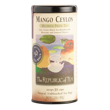 The Republic of Tea Mango Ceylon Black Tea 50 Count The Republic of Tea Mango Ceylon Black Tea 50 Count