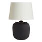 Black Ceramic Table Lamp Base image number 2