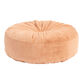 Round Fuzzy Plush Button Tufted Floor Cushion image number 1