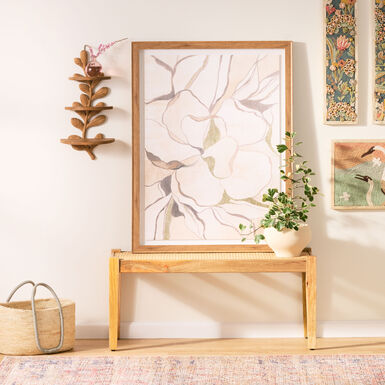 Natural Pine Botanical 3 Tier Wall Shelf Natural Pine Botanical 3 Tier Wall Shelf