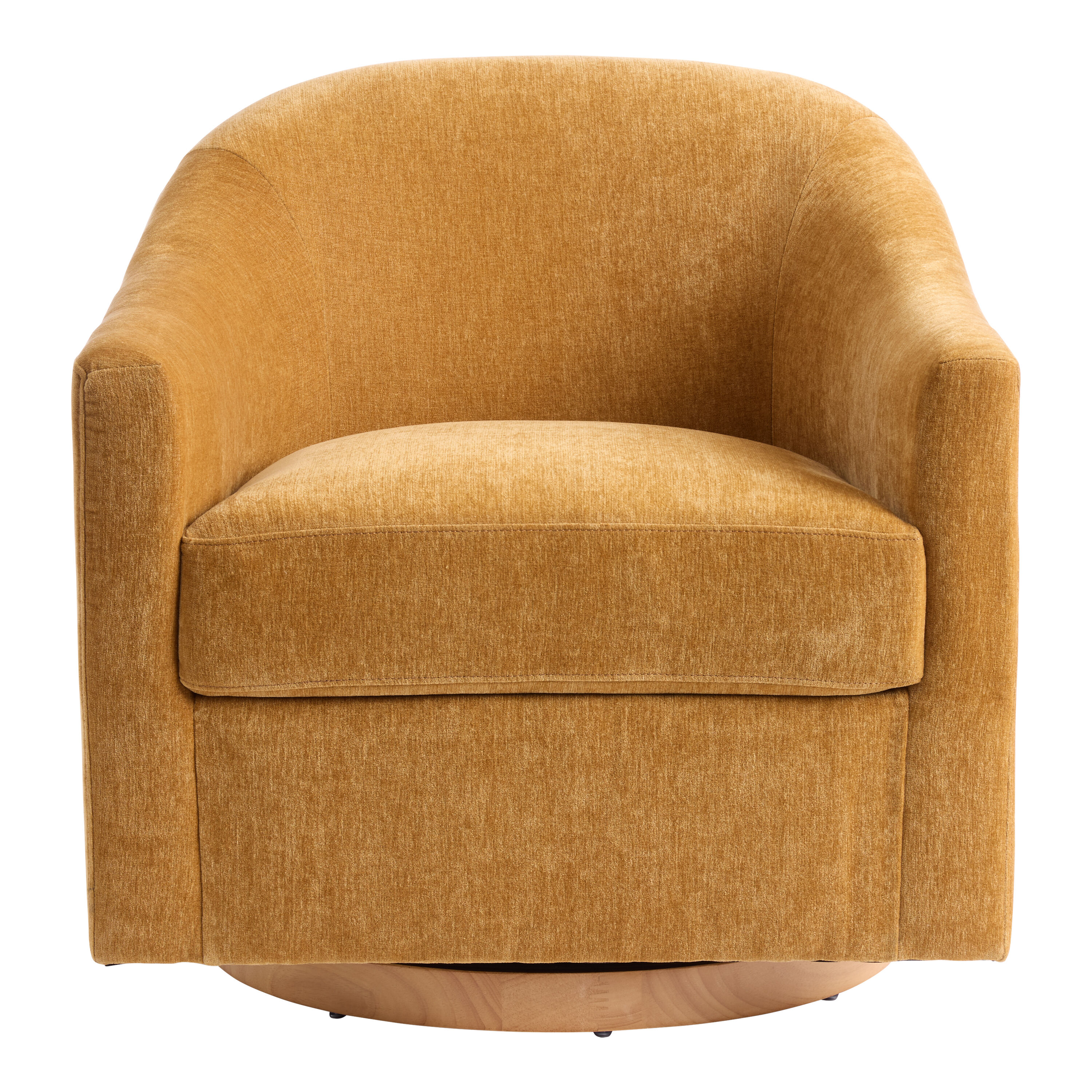 Augustine Chenille Slope Arm Upholstered Swivel Chair image number 1