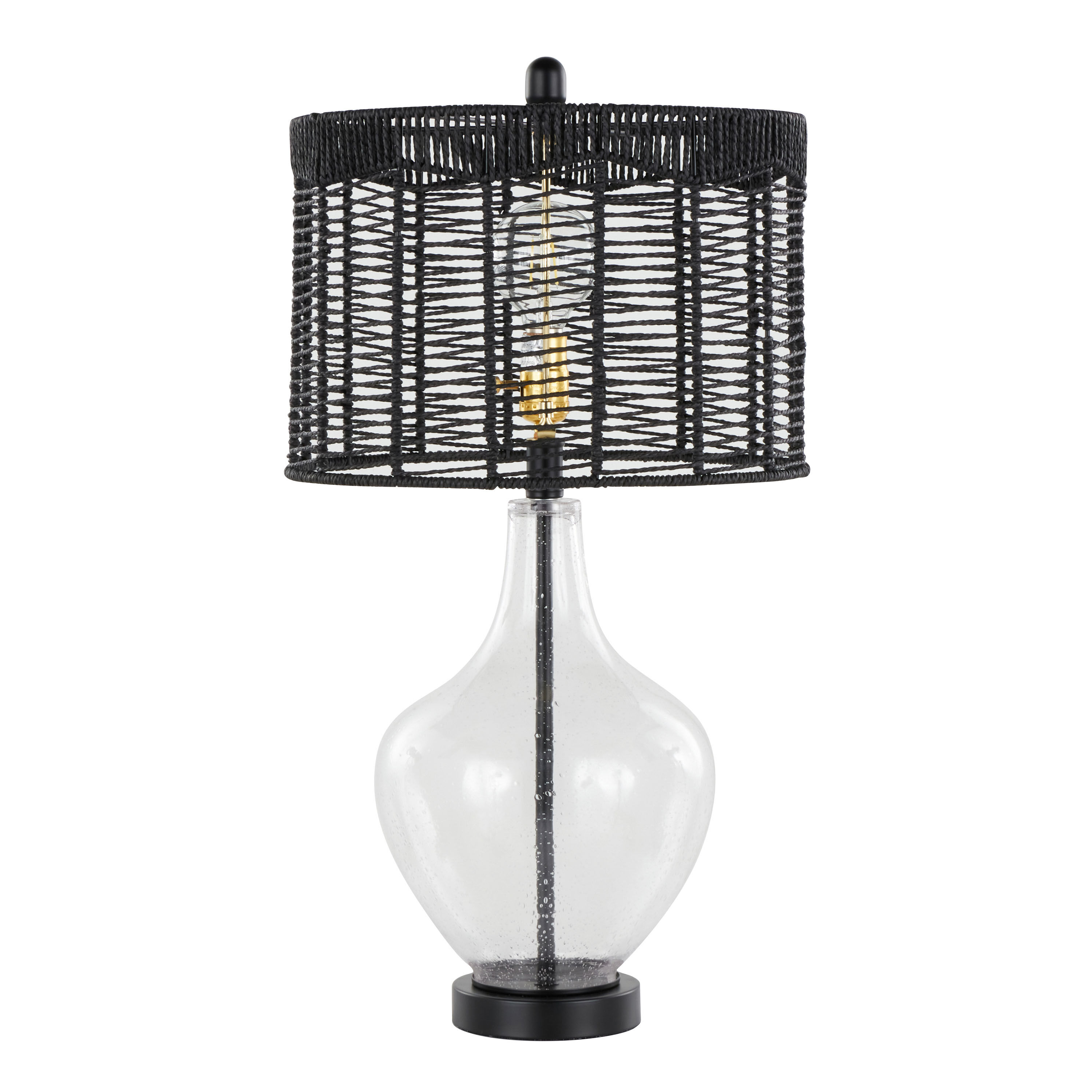 Black rattan table set deals