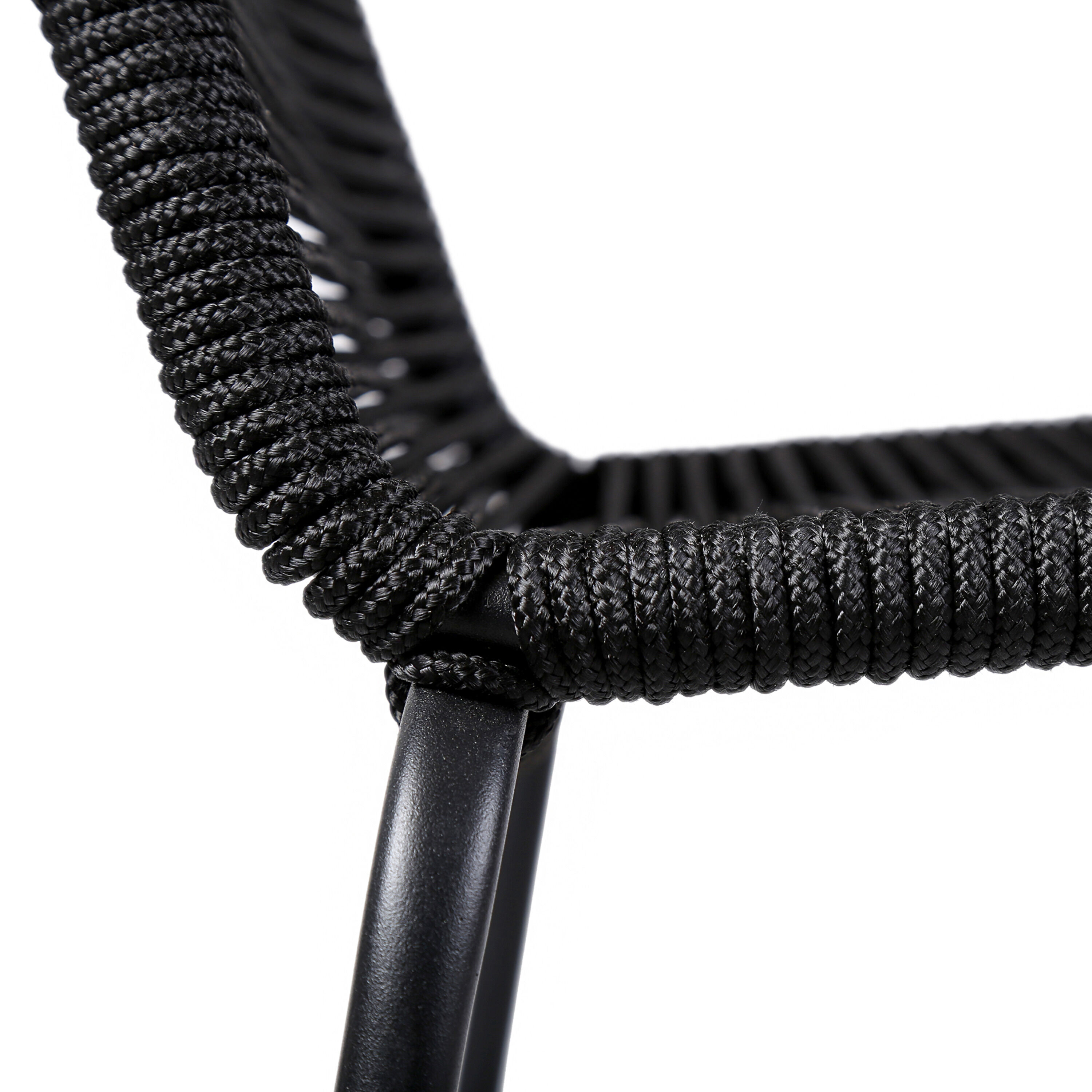 Palaos Rope and Steel Outdoor Barstool 2 Piece Set image number 4