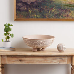 Hand Painted Terracotta Decorative Bowl