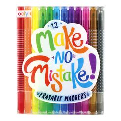Ooly Make No Mistake Erasable Markers 12 Pack