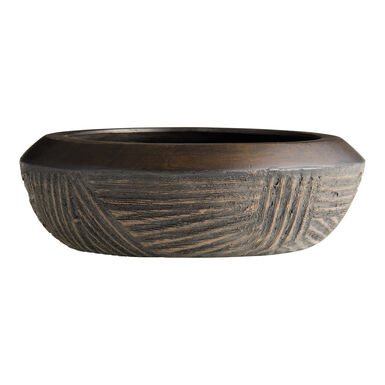 CRAFT Espresso Ecomix Textured Bowl Decor CRAFT Espresso Ecomix Textured Bowl Decor