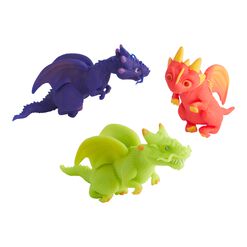Toysmith Epic Stretch Dragon Set of 3