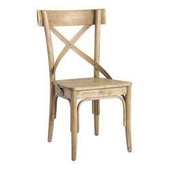 Bistro Distressed Wood Dining Chair Set of 2