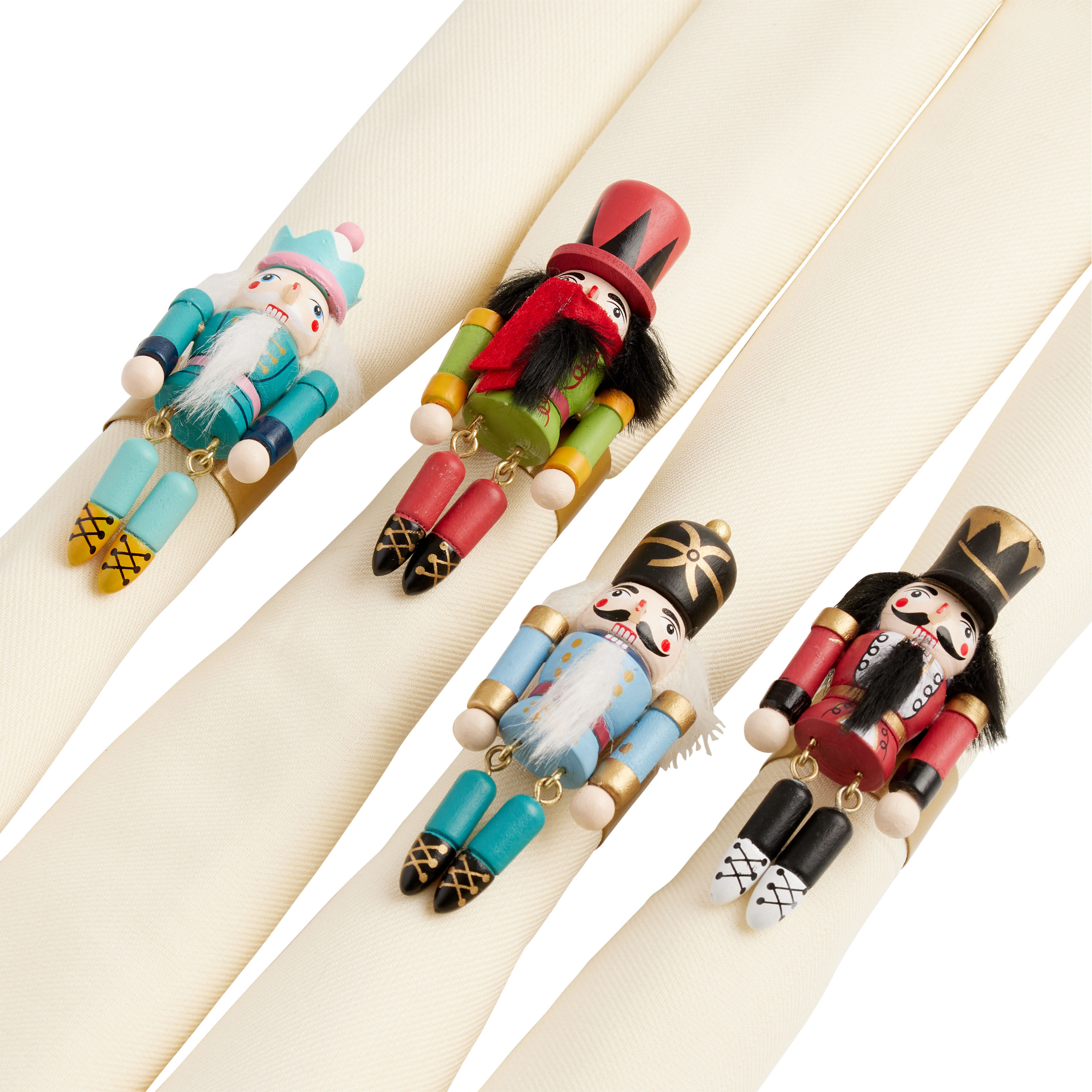 Nutcracker napkin rings top