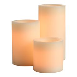 Ivory Flameless LED Pillar Candle
