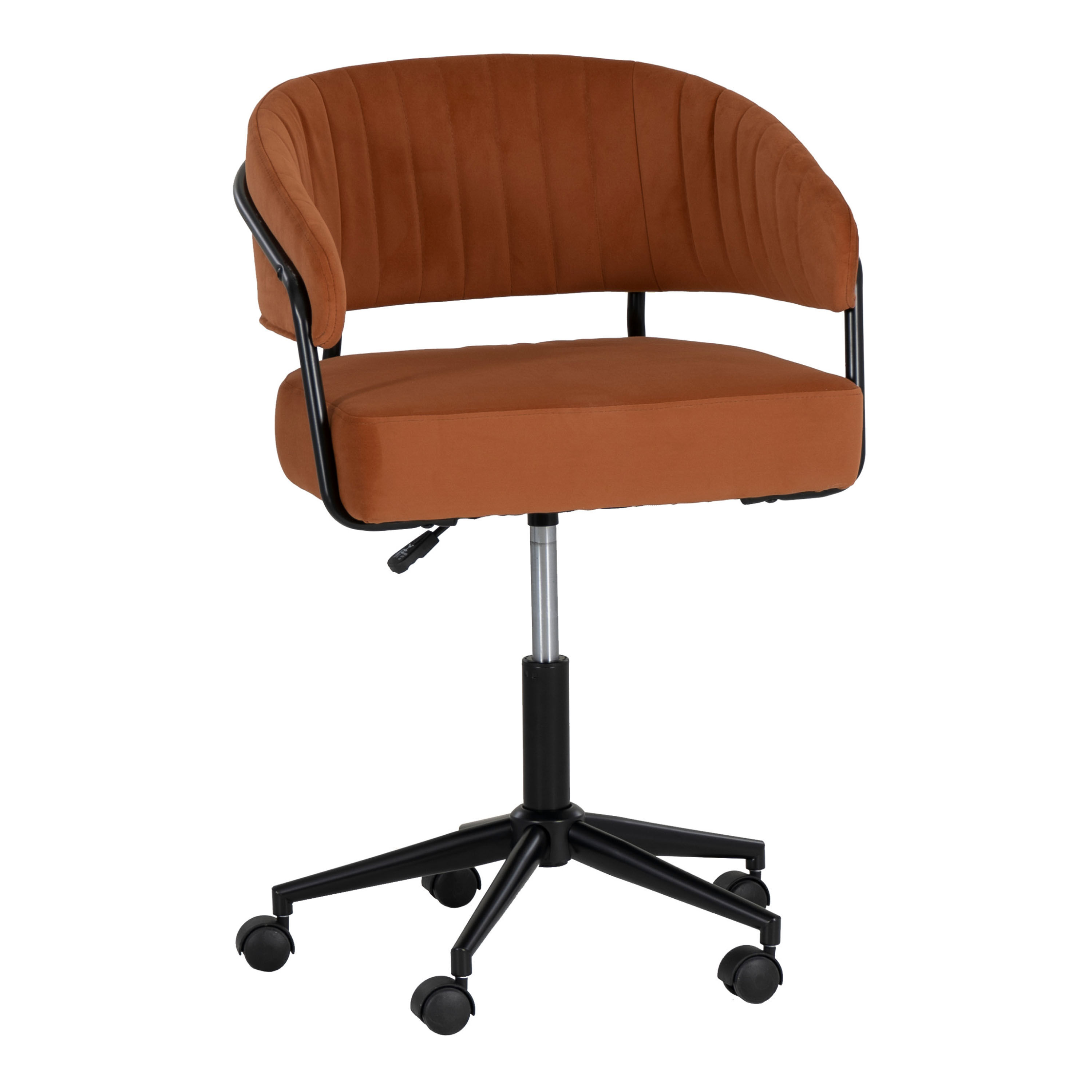 Keane Channel Tufted Velvet Upholstered Office Chair