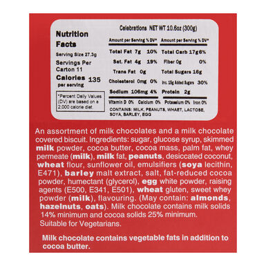 Mars Celebrations Mini Milk Chocolate Variety Gift Box Mars Celebrations Mini Milk Chocolate Variety Gift Box