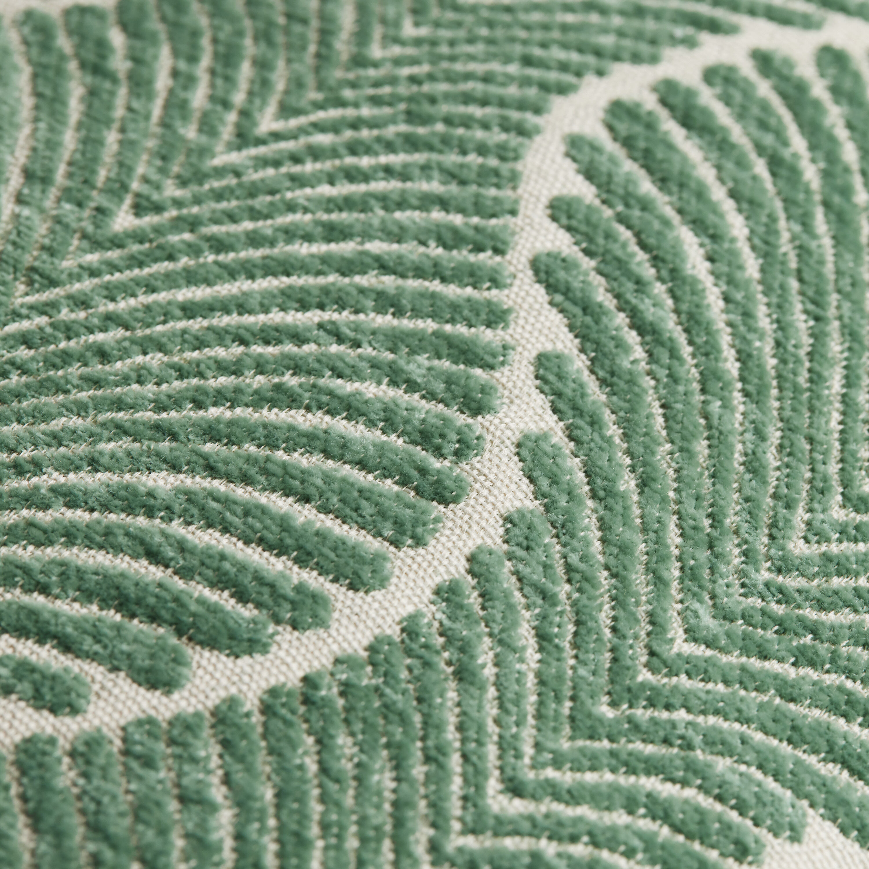 Ogee Chenille Jacquard Throw Pillow image number 2