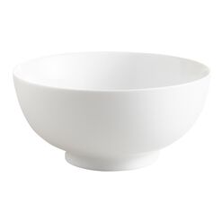 Small White Porcelain All Purpose Bowls Set Of 2