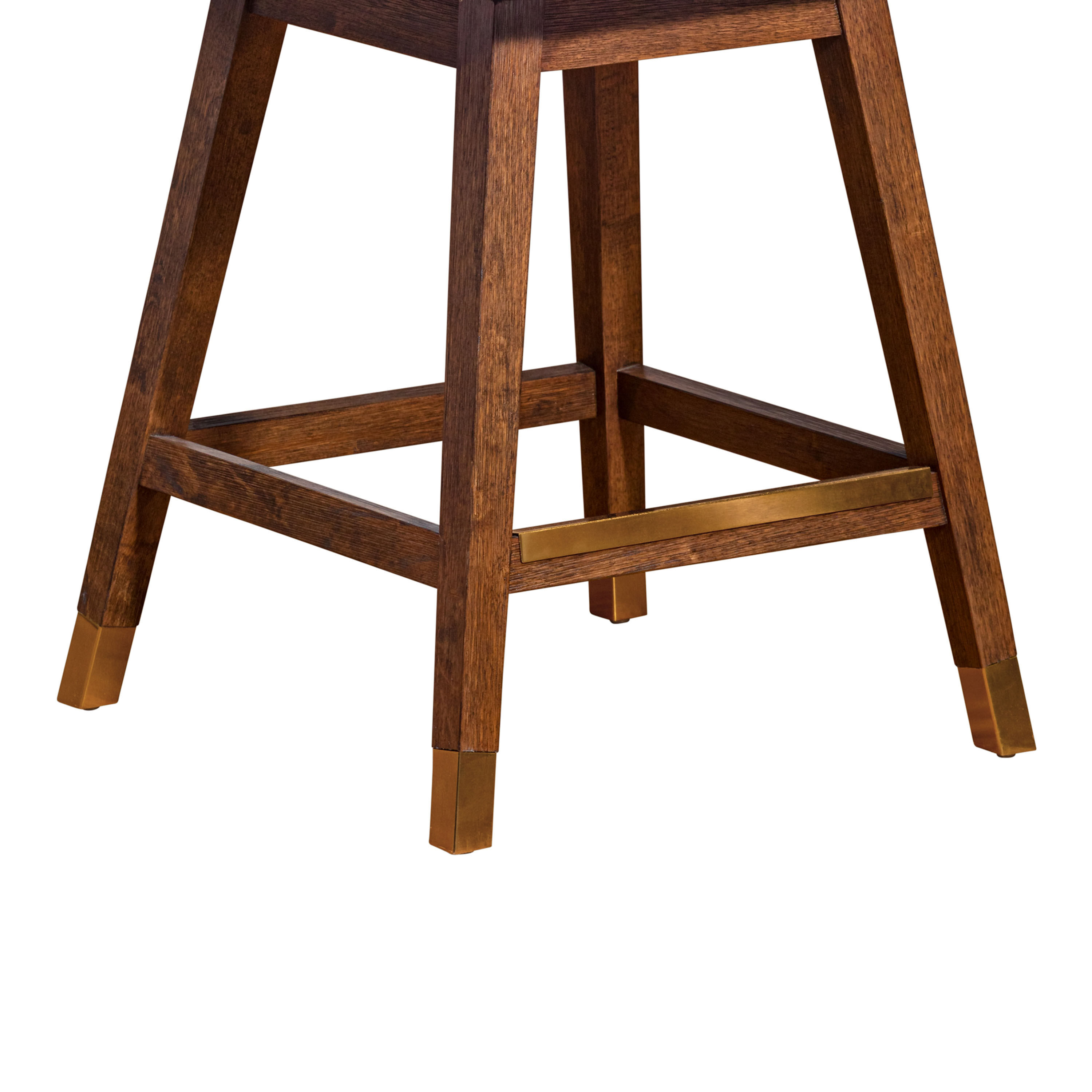 Belinda Upholstered Swivel Counter Stool image number 4
