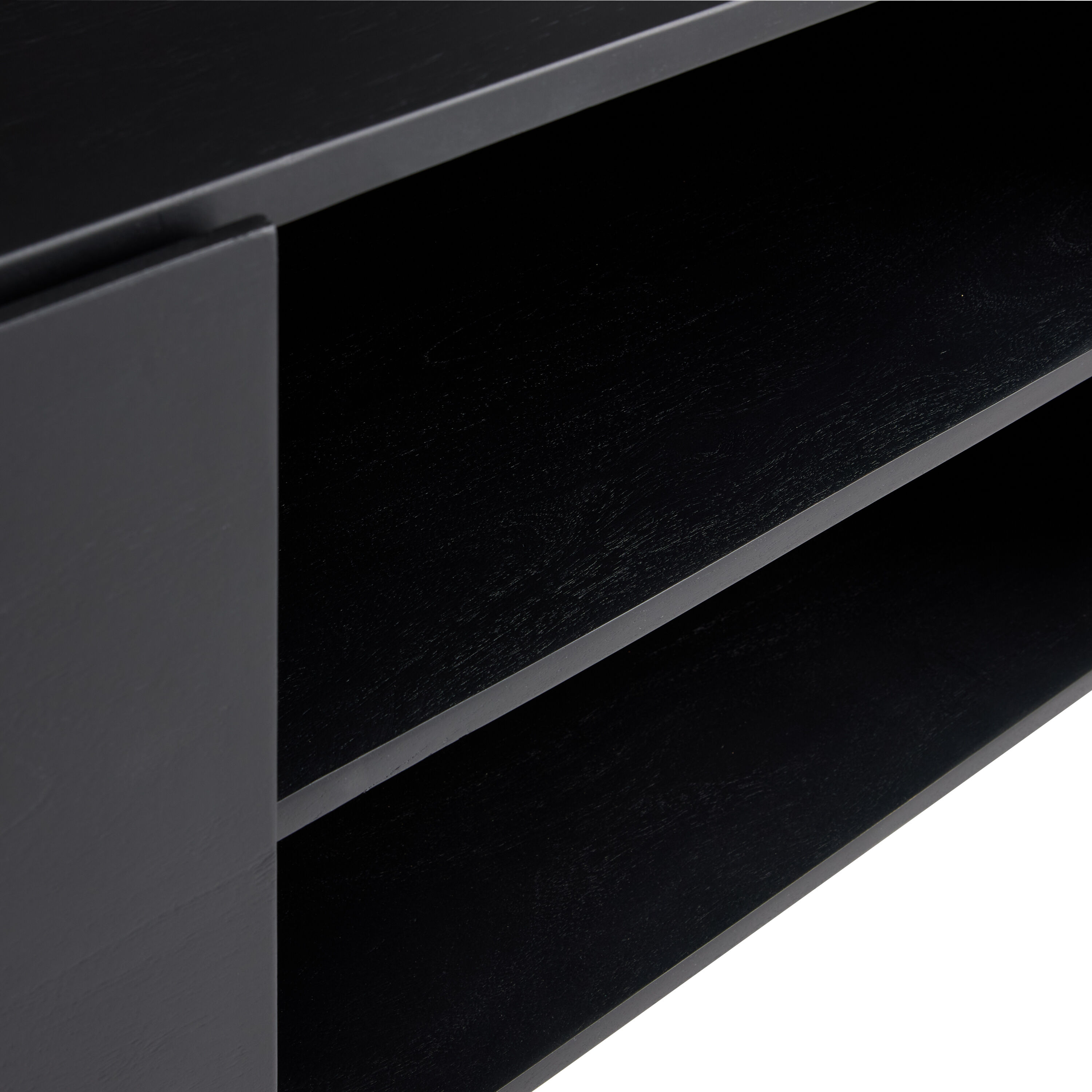 Dane Modular 60 Inch Media Wall System with Shelves 3 Piece Set image number 5