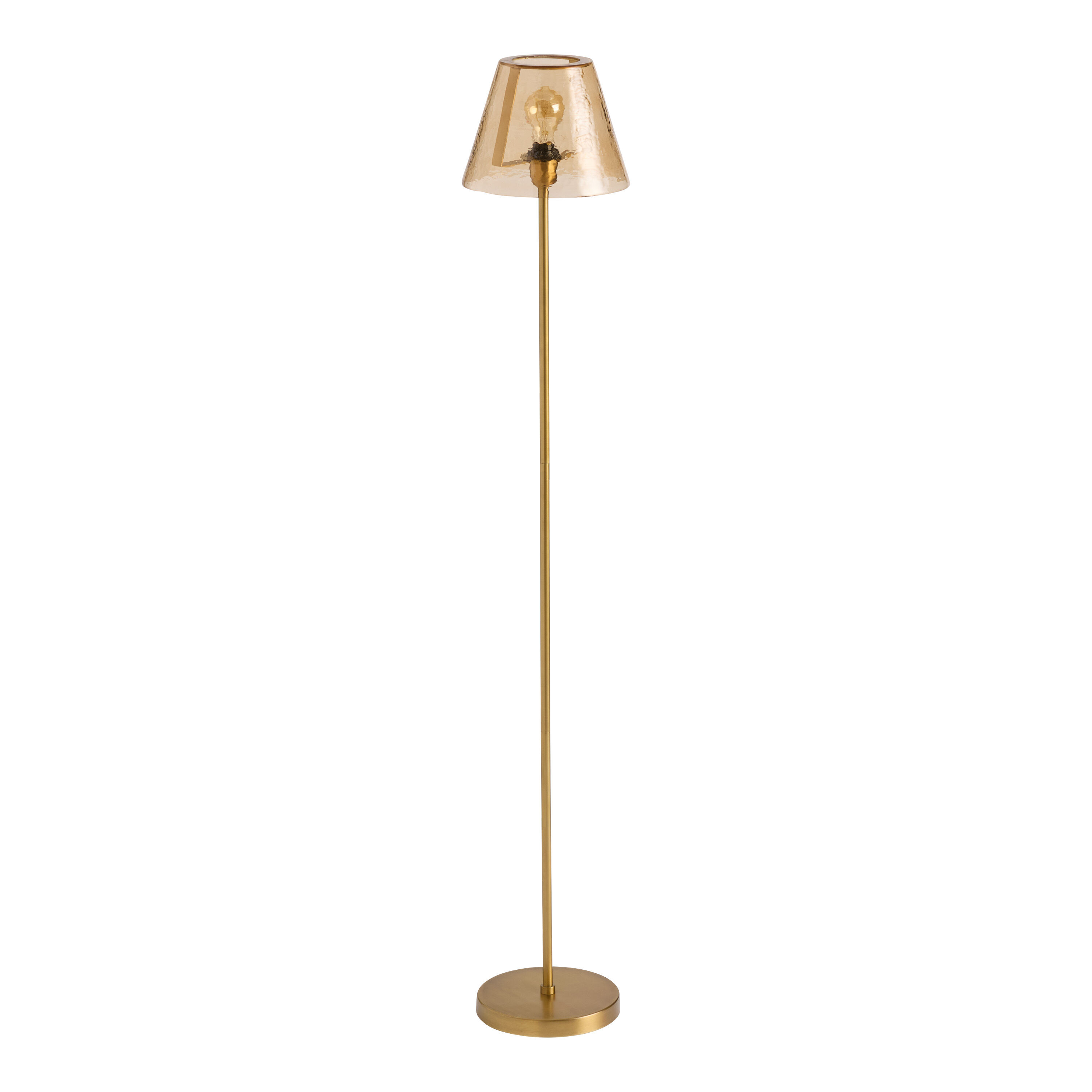 Brass glass floor lamp online