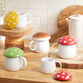 Mushroom Lidded Ceramic Espresso Mug image number 1