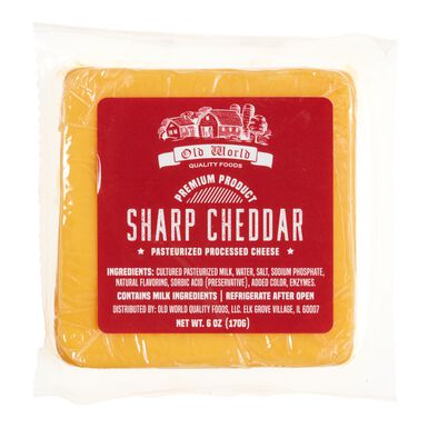 Old World Sharp Cheddar Cheese Old World Sharp Cheddar Cheese