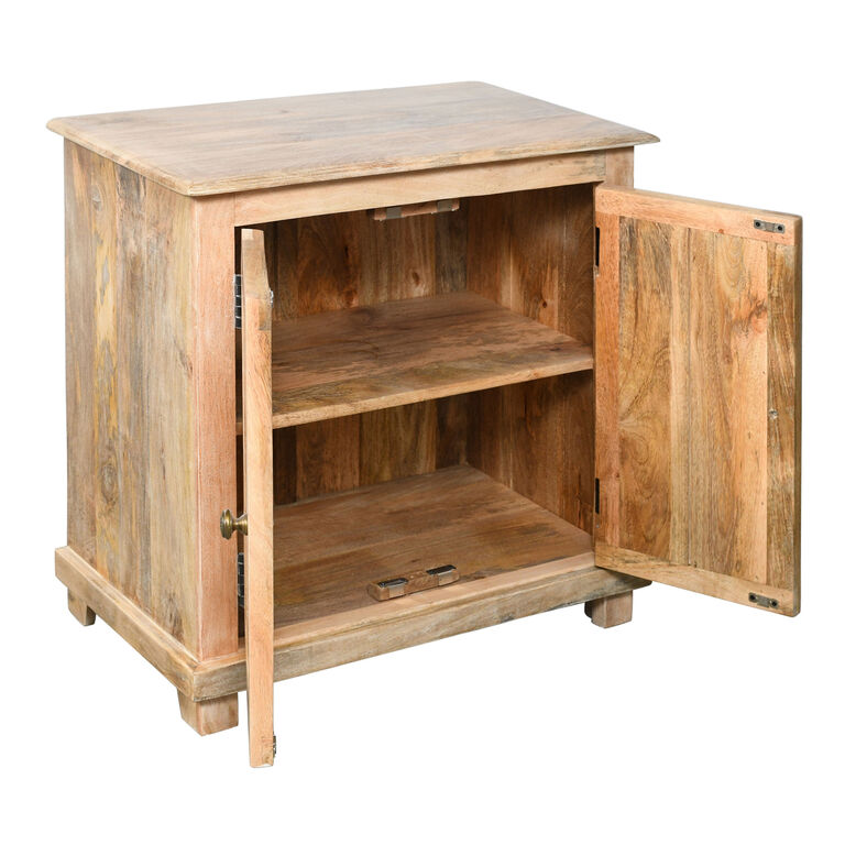Drant Natural Mango Wood Storage Cabinet image number 3