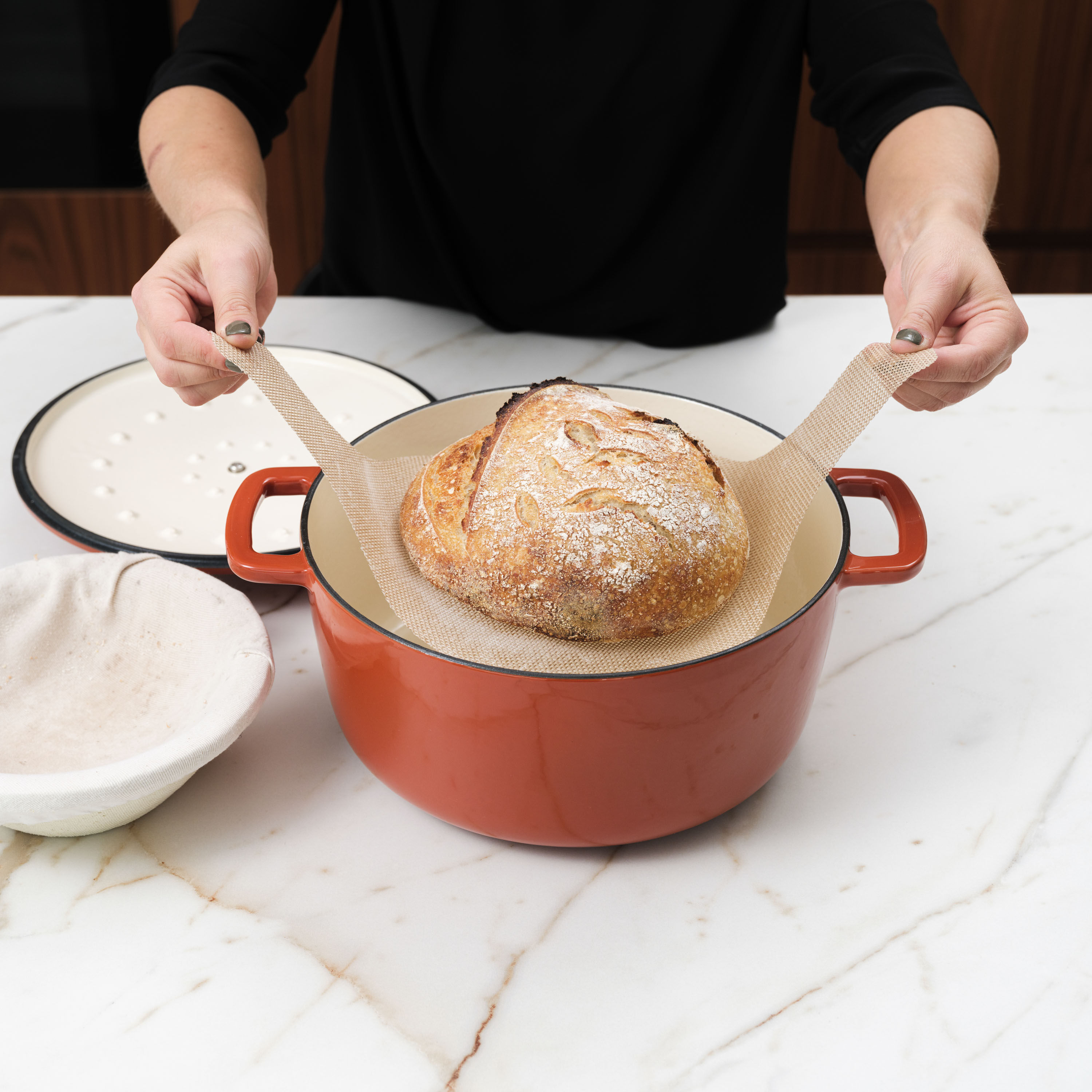 Silicone oven liner top