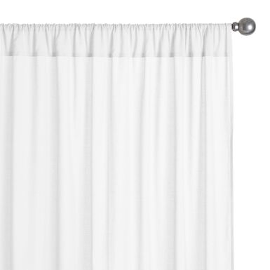 Cotton Voile Sleeve Top Curtains Set Of 2 Cotton Voile Sleeve Top Curtains Set Of 2