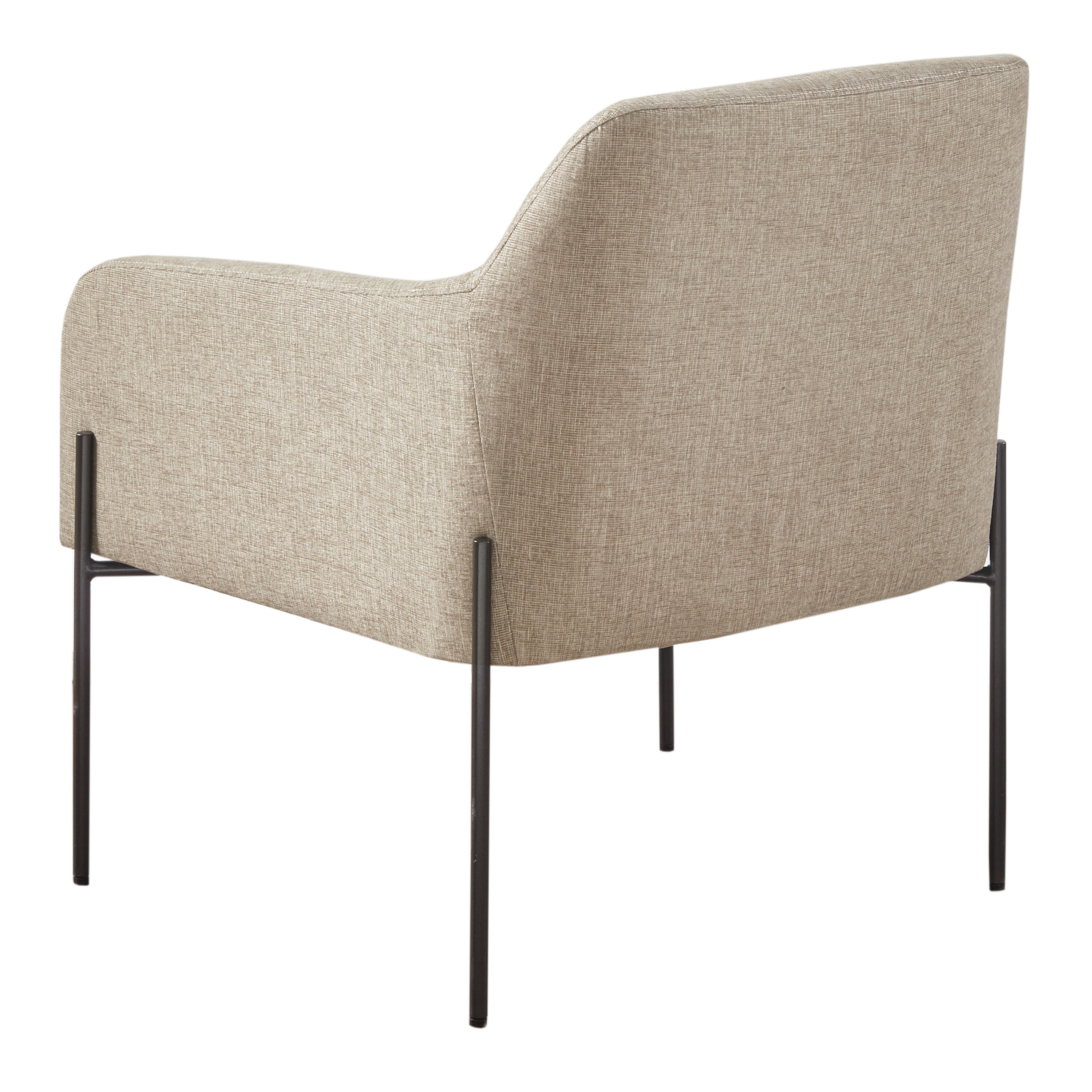 Pindar Beige Track Arm Modern Upholstered Chair image number 3