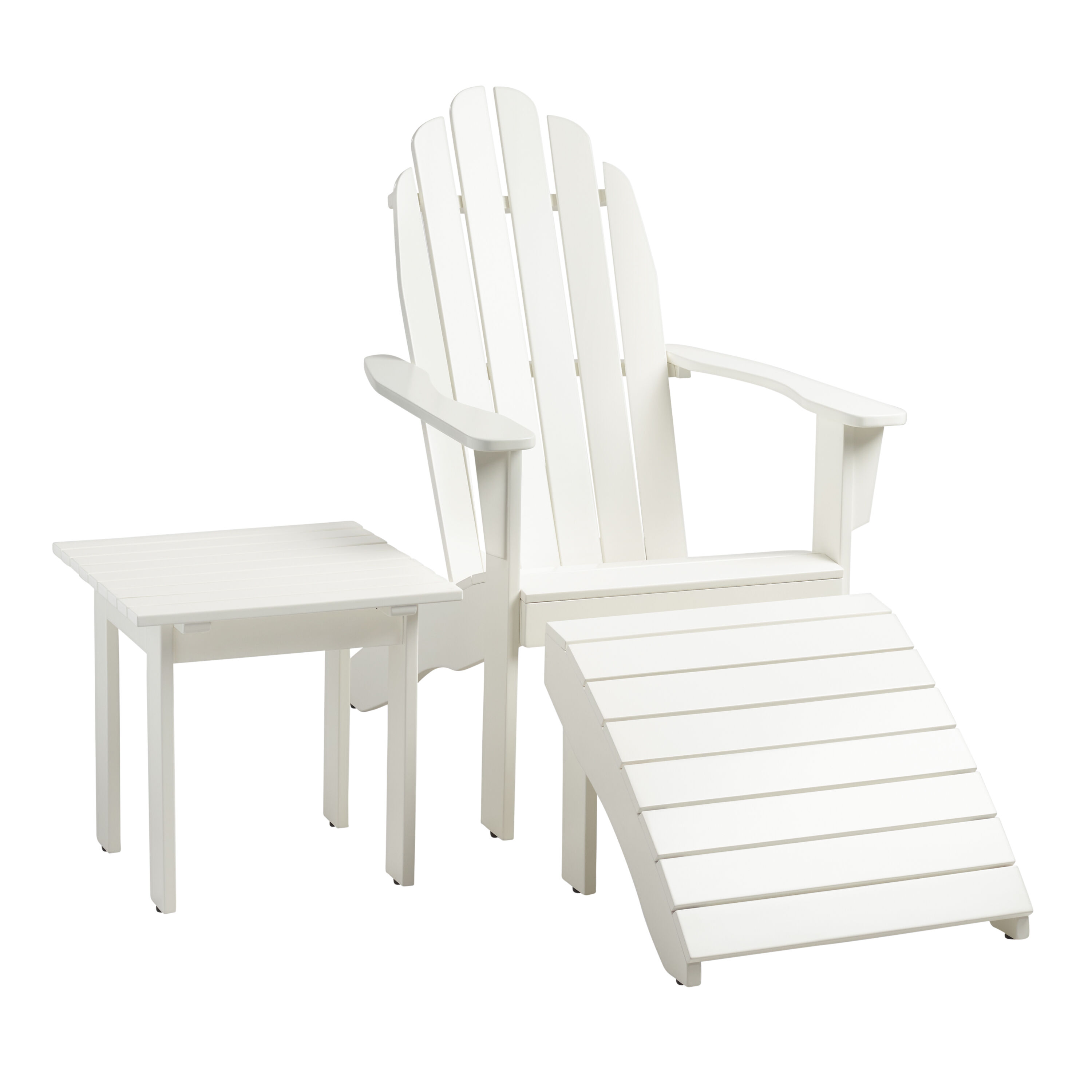 Slatted Wood Adirondack Chair image number 5