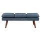 Marian Mid Century Upholstered Bench image number 1