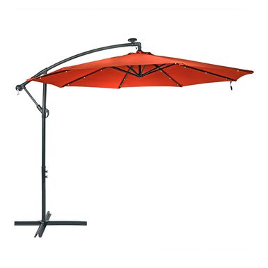 Cantilever Patio Umbrella with Solar LED Lights Cantilever Patio Umbrella with Solar LED Lights