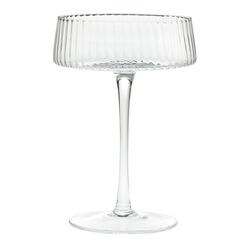 Daphne Ribbed Coupe Glass