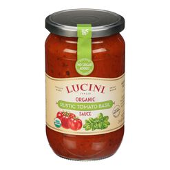 Lucini Organic Rustic Tomato Basil Sauce