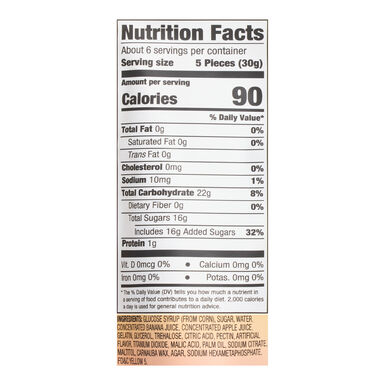 Amos Peelerz Banana Gummy Candy Amos Peelerz Banana Gummy Candy