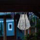 Prism Rose Fabric Solar LED Lantern image number 6