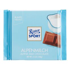 Ritter Sport Alpenmilch Alpine Milk Chocolate Bar