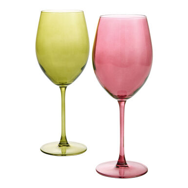 Vivienne Colored White Wine Glass Vivienne Colored White Wine Glass
