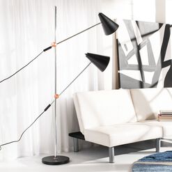 Reed Metal Adjustable 2 Light Floor Lamp