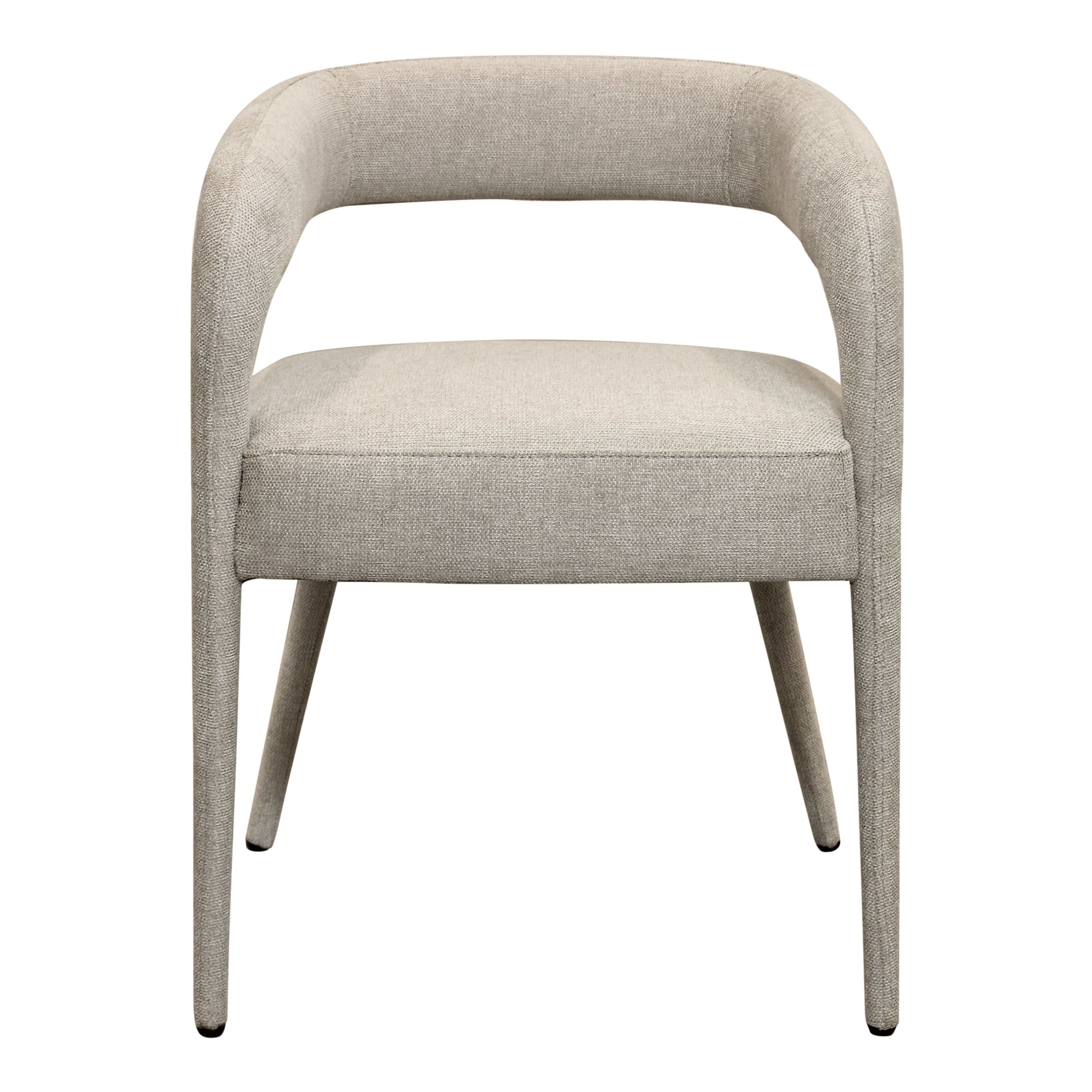 Trent Curved Open Back Upholstered Dining Chair 2 Piece Set