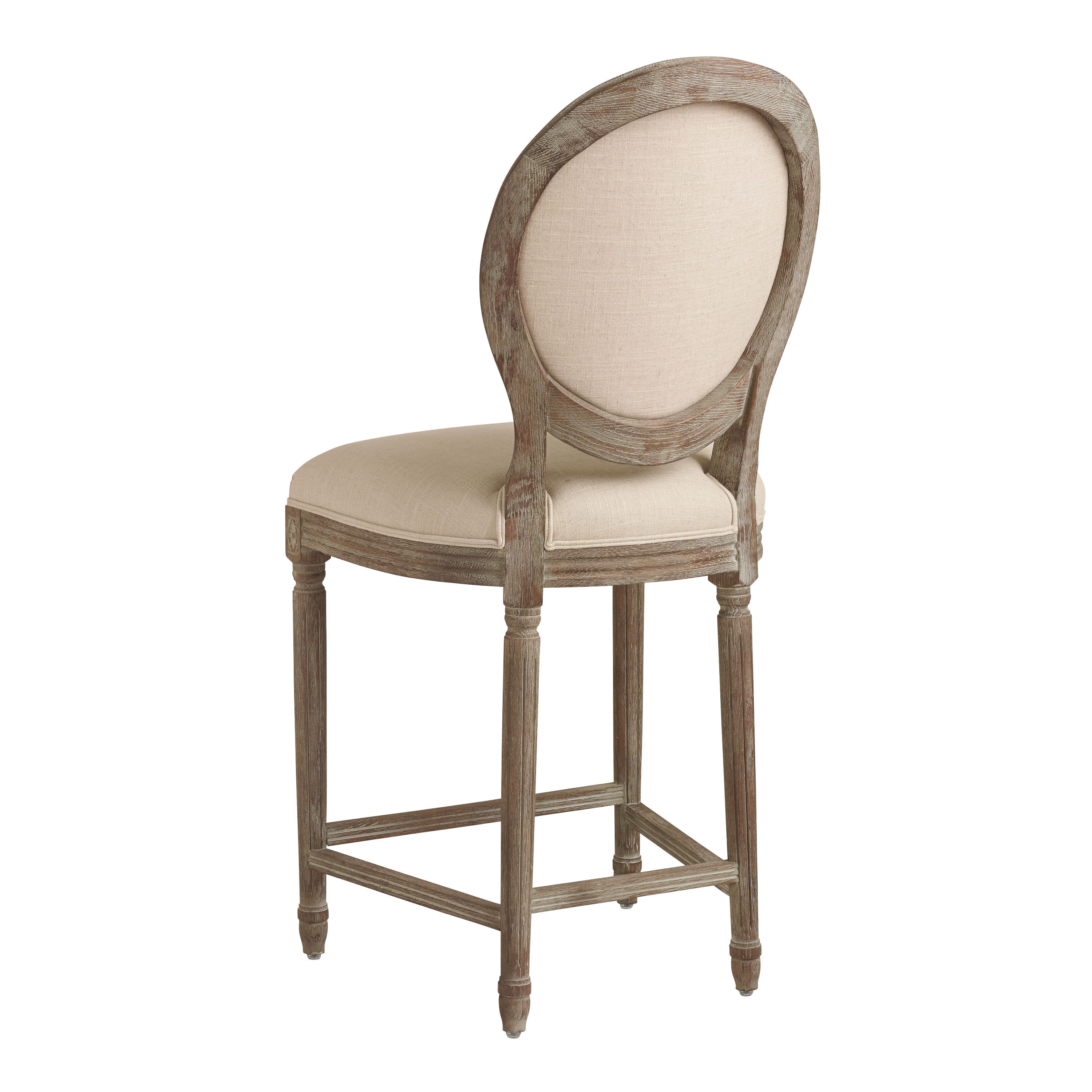 Round counter outlet stools with back