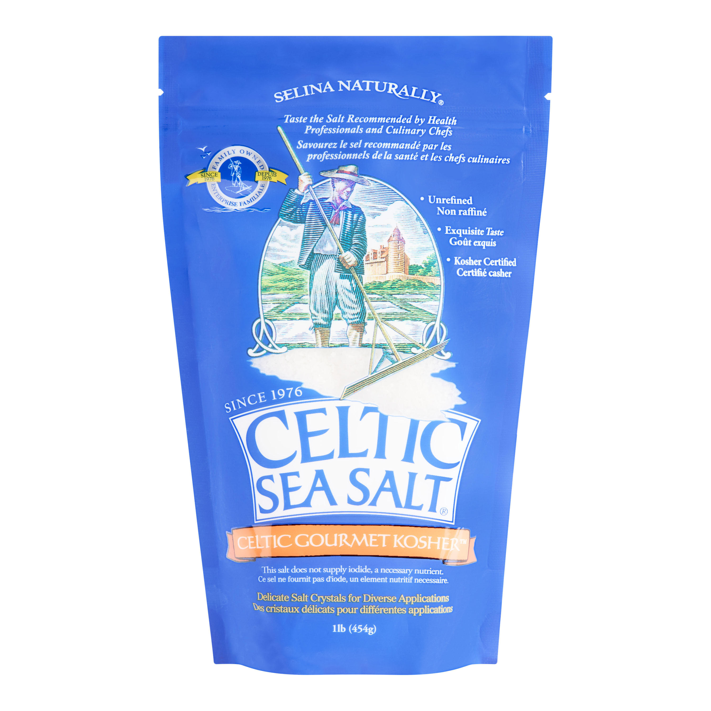 Selina Naturally Light Gray Celtic Sea Salt Bag