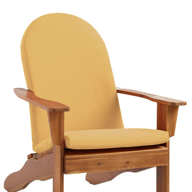 Sunbrella Buttercup Canvas Adirondack Chair Cushion Sunbrella Buttercup Canvas Adirondack Chair Cushion