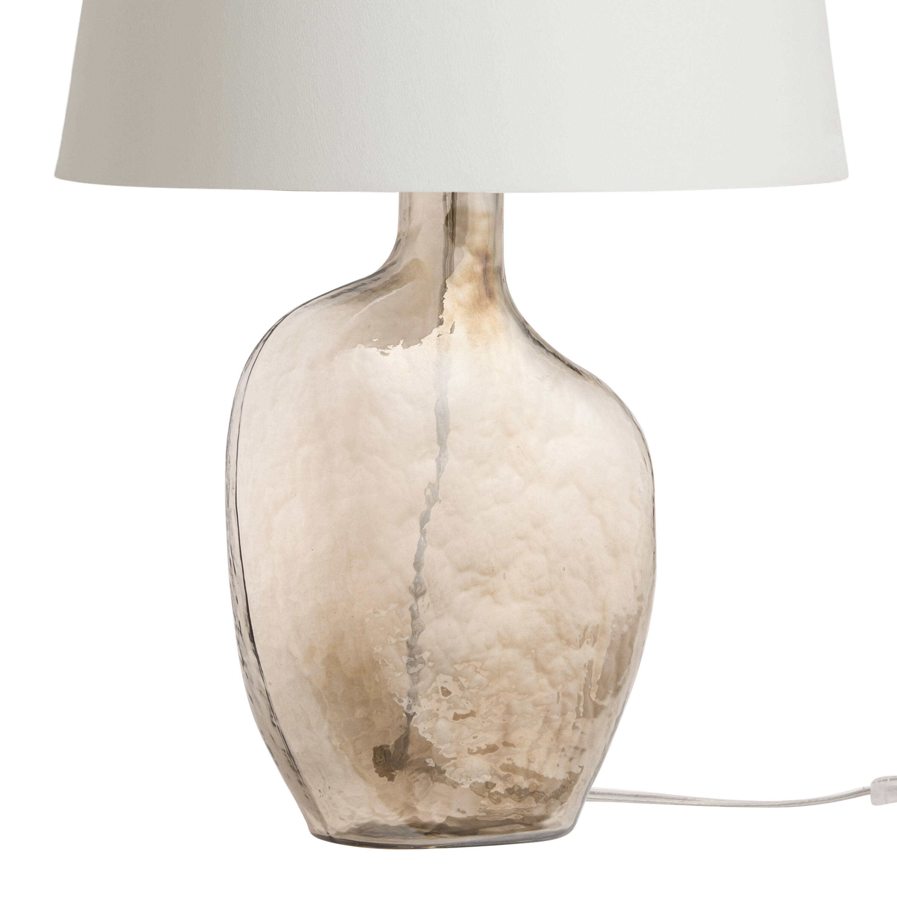 Brown glass lamp base 2025