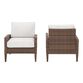 Capella All Weather Wicker Outdoor Armchair Set of 2 image number 2