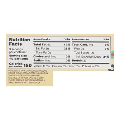 Chocolate Of The World Cherry Dark Chocolate Bar Chocolate Of The World Cherry Dark Chocolate Bar