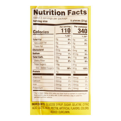 Efrutti Bunch of Bananas Gummy Candy Efrutti Bunch of Bananas Gummy Candy