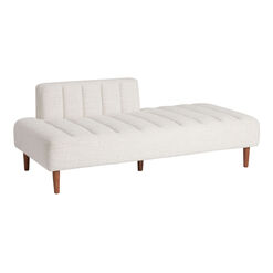 Dalton Dove Gray Channel Back Daybed Lounger