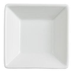 Square White Porcelain Tasting Dish Set Of 6